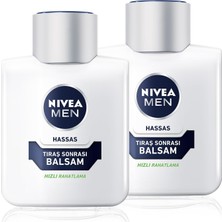 Men Erkek Hassas Cilt Tıraş Sonrası Balsam 100ML, Alkolsüz, Tahriş ve Kızarıklık Karşıtı, X2 Adet