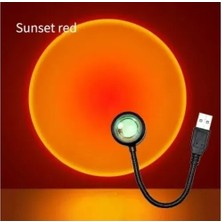 Zenvia Mey Ithalat® Taşınabilir USB Sunset Gün Batımı Ambiyans Işığı Lamba