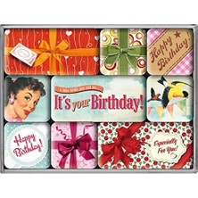 Art Say It Happy Birthday Magnet Set