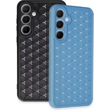 Renas Store Galaxy A25 5g Kılıf Petek Silikon Kapak - Koyu Yeşil