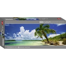 Die Grup 2000 Parça Panorama Puzzle, Paradise Palm Temalı Eğlenceli Aktivite