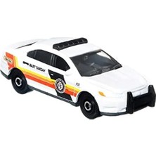 Die Grup 1:64 Ölçekli Matchbox Arabalar, Ford Polisi Araç Modeli ile Eğlenceli Oyun
