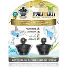 Die Grup Evrensel Küvet ve Lavabo Süzgeci - Siyah Renk, 2'li Paket