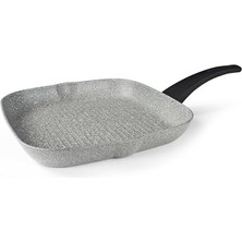 Flonal Dura Induction Tava, Sağlıklı Pişirme ve Kızartma Için, Yapışmaz ve Son Derece Çizilmeye Karşı Dayanıklı, Indüksiyon, Gaz, Seramik, Italyan Premium Kalite, Grillpfanne 28CM