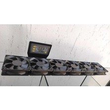 Tech Butiq Termostatlı Akvaryum Soğutucu Fan 6lı Set