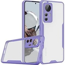 Mi 12T Pro Kılıf Kamera Korumalı Arkası Mat Platin Silikon