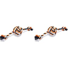 Tech Butiq Köpek Oyuncağı, Diş Ipinden Top ve Ipi, 34X10X9CM, 255GR (2 Paketi)