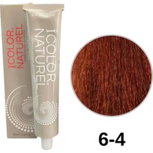 IColor Naturel Icolor Natural Tüp Boya 100Ml. 6-4 Koyu Bakır