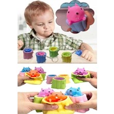 Die Grup Kahverengi Sincap Squishy Oyuncak, Stres Atıcı Fidget