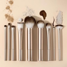 Real Technıques Au Naturale Makyaj Fırçası Seti, Fondöten, Pudralar ve Kapatıcılar Için, Üstün Kaliteli Yüz Fırçaları, 9 Parçalı Set, Altın