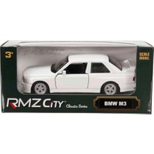 1:32 Alman Klasikleri Serisi Die Cast Çek Bırak Model Araba - Beyaz Bmw M3