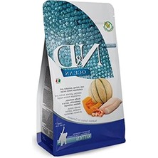 Die Grup Morina Balığı, Karides, Balkabağı ve Kavunlu Kuru Yavru Kedi Maması, 1.5 kg