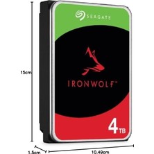 Uyumlu Ironwolf ST4000VN006 - Festplatte - 4 Tb - Sata 6gb/s