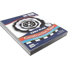 Premium Inşaat Kağıdı, Siyah ve Beyaz, 22,8 cm x 30,4 Cm, 144 Yaprak