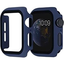 - 40MM ile Uyumlu Full Kasa Korumalı Ekran Koruyucu - Lacivert