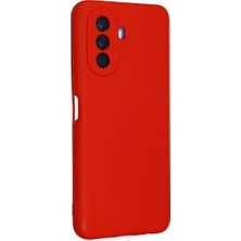 Renas Store Nova Y70 Kılıf Nano Içi Kadife Silikon - Kırmızı