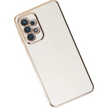 Renas Store Galaxy A73 5g Kılıf Volet Silikon - Beyaz