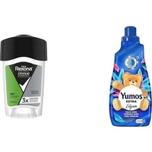 Rexona Men Clinical Protection Stick Deodorant Fresh 45 Ml(1) Yumoş Lilyum 60 Yıkama Konsantre Çamaşır Yumuşatıcısı (1 x 1440 Ml)(2)