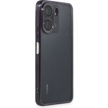 Renas Store Redmi 13C Kılıf Lensli Silikon - Mor