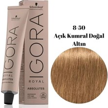 Igora Tüp Boya 60ML. 8-50 Açık Kumral Doğal Altın