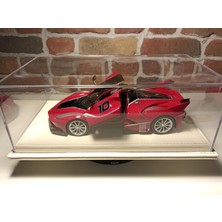 1/18 Ölçek Modeller Için Deri Tabanlı Pleksi Sergi Kutusu.showcase