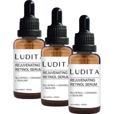 Kırışıklık Karşıtı ve Yenileyici Retinol (A Vitamini) Serum (0.3% Retinol, Ceramide, Squalane) (3 Paketi)