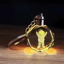 Renas Store Kristal Renk Değiştiren Astronot Anahtarlık