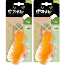Die Grup Catnipli Kedi Oyuncağı - Turuncu Renk - 2'li Paket