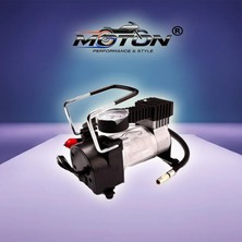 Moton Hava Kompresörü Tek Piston Metal Gövde Çakmak Girişli