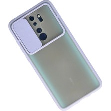 Renas Store Redmi Note 8 Kılıf Palm Buzlu Kamera Sürgülü Silikon - Lila