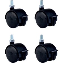 Renas Store Büyük Plastik Vidalı Frenli - 50MM HKS129 - 4 Adet