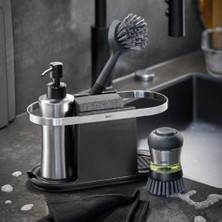Smartline Lavabo Düzenleyici, Siyah, 50,4 x 3,6 x 3,5 cm