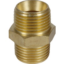 Orijinal Einhell Çift Nipel R 3/8 Inç Erkek Dişli (Kompresör Aksesuarı, Pirinç Malzeme, 3/8 Inç Erkek Dişli Tüm Basınçlı Hava Uygulamaları Için Uygundur) - 4139610