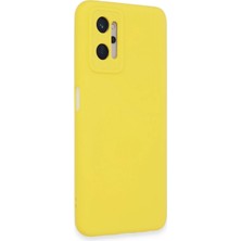 Renas Store 9ı 4g Kılıf Nano Içi Kadife Silikon - Sarı