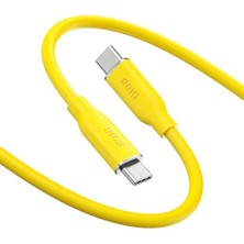 MacBook Pro, 15 Pro Max Plus, iPad Pro/air, Galaxy S23ULTRA, Piksel, Anahtar, 3.3 Ft, Sarı Için 140W USB C - USB C Kablosu Pd 3.1 Tip C Hızlı Şarj Kablosu