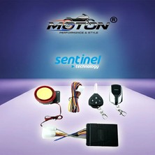 Moton Motosiklet Alarm Seti Uzaktan Çalıştırma Özellikli (Sentinel)