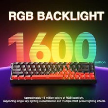 Aula WIN68 He Max Manyetik Klavye Trigger Wing Chun Switch 8000Hz Rgb Tkl Hot Swap Oyuncu Klavyesi Kırmızı