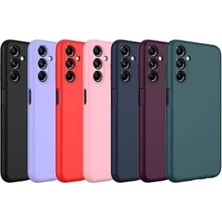 Galaxy M14 5g Kılıf Kamera Korumalı Lansman Kadife Iç Yüzeyli (Şık Tasarım) Silikon Kapak