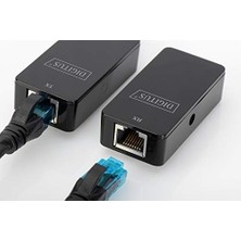 USB Genişletici - 50 M Menzil - USB 2.0 - Cat-5'ten Utp, Stp ve S-Ftp Ağ Kablosu - Tak ve Çalıştır - Siyah