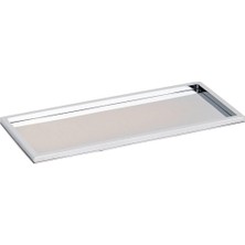 Tezgah Üstü Tepsi Krom Renk 12X131X301 mm Krom Tek Ebat BA2037 037 Cr