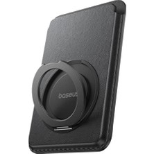 Magpro 3 Manyetik Standlı Cüzdan, Magsafe Wallet Siyah
