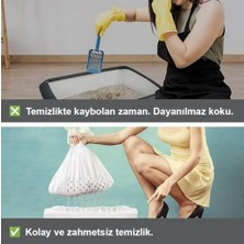 Tech Butiq Kedi Kumu Filtresi, Elekli Filtre, Kokusuz – Kedi Tuvaleti Temizleme Filtresi, Kedi Bakım, Kolay ve Zahmetsiz Temizlik, Kapalı ve Açık Tuvaletler Için Uyumludur, 2'li Paket