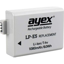 Lp-E5 Batarya 500D 450D 1000D Için