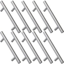 Die Grup 10 Adet Pürüzsüz Inox Metal Kulp - 96 mm Uzunluk