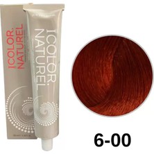 IColor Naturel Icolor Natural Tüp Boya 100ML. 6-00 Y.koyu Kumral