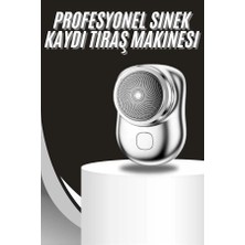 Renas Store Kablosuz Tıraş Makinesi Günlük Hızlı Taşınabilir Şarjlı Yuvarlak Paslanmaz Çelik