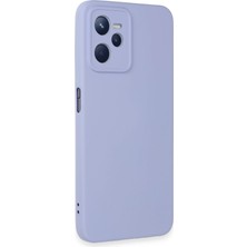 Renas Store C35 Kılıf Nano Içi Kadife Silikon - Lila