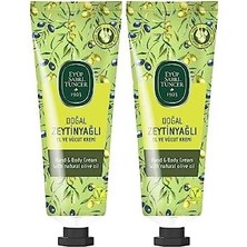Doğal Zeytinyağlı El ve Vücut Kremi 50 ml x 2