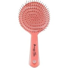 Professional Üç Boyutlu Oval Saç Fırçası Pembe