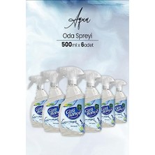 Yeni Nesil Oda Spreyi Aqua 500 ml x 6 Adet